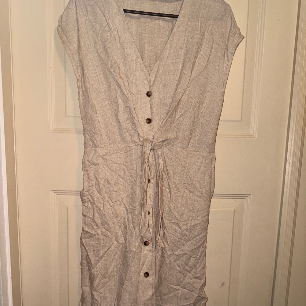 Linen midi